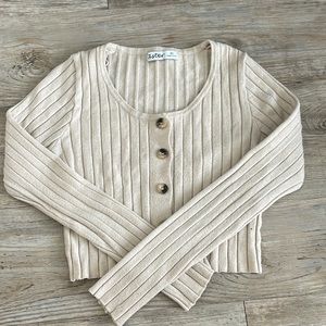 Button up sweater